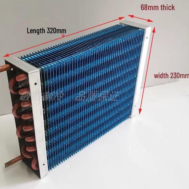 Air-Cooled Refrigerator & Freezer Display Cabinet with Copper Tube and Aluminum Fin Evaporator