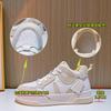 New Little White Shoes Women's 2025 Spring Flat-bottomed Sports Board Shoes Fashion High-heeled Casual Shoes Color Matching Platform Women's Shoes