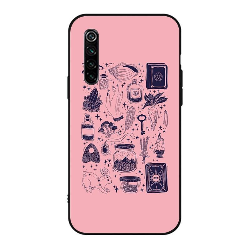 Witches Moon Tarot Wiedźmi Etui na Telefon Dla Realme GT 2 9i 8i 7i Pro X50 X2 C35 C21 C20 C11 C3 Miękkie Czarne Etui na Telefon