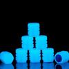 12Pcs Glowing Tire Valve Caps Set Fluorescent Air Caps Cover Enhanced Visibility Illuminated Valve Stem Caps for Cars Trucks SUV