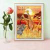 Diamantová umělecká malba Západ slunce Zvíře Diamantové vyšívání Prodej Žirafa Zebra Obrázky z kamínků Mozaiková dekorace