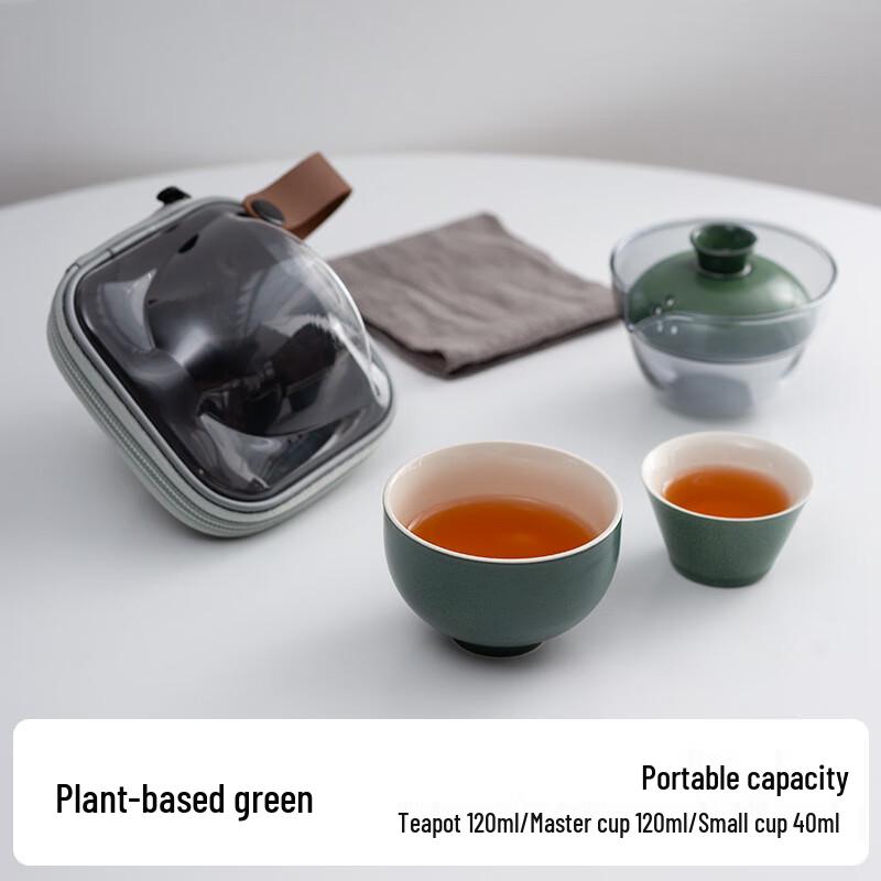 Portable Ceramic Travel Tea Set