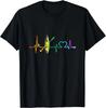 Kajak-T-Shirt Mein Herzschlag ist ein Kajak Vintage Geschenk Unisex T-Shirt