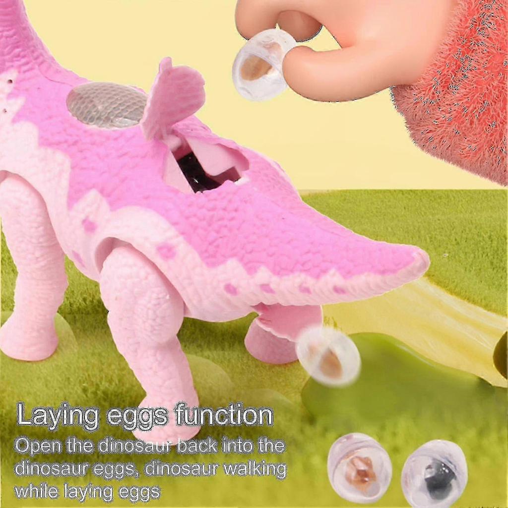 Simulation Walking Interactive Dinosaur Model Toy With Light Electric Dinosaur Toy Luminescent Projection