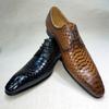Men's Luxury Italian Leather Oxfords Shoes Brown & Black Lace-Up Wedding Business Formal New Fashion