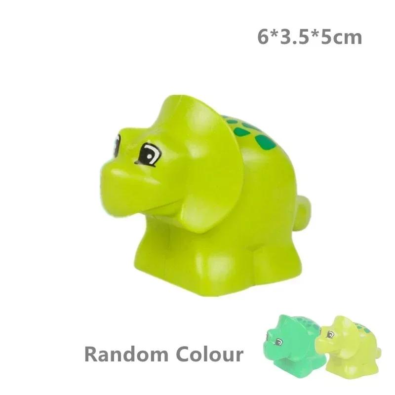 Velké stavební kostky Jurský svět Dinosauři Rex Figurky Mořská zvířata Kompatibilní Velké kostky Vzdělávací Dětské Hračky