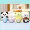 Plush Toy Tea Cup Rabbit Soft Plush Stuffed Animal For Kids Gift Collection
