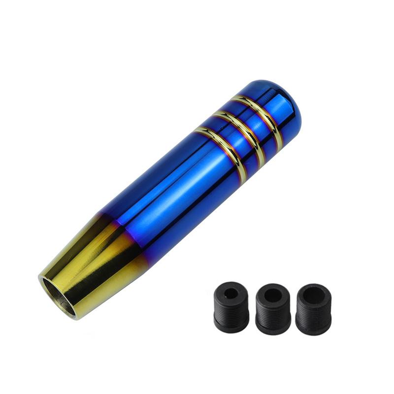 Car Universal 13cm Aluminum Gear Shift Knob MT Gear Stick Lever Shifter Knob Handle Extended JDM Gear Shifter Gear Head Knob