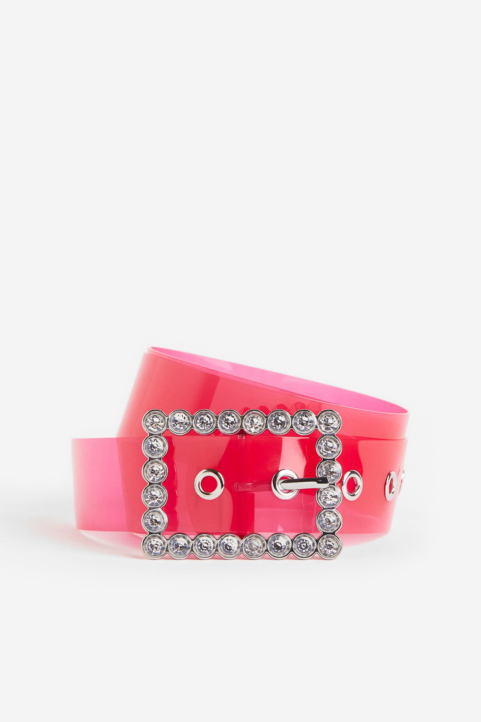 

Ремень со стразами и пряжкой