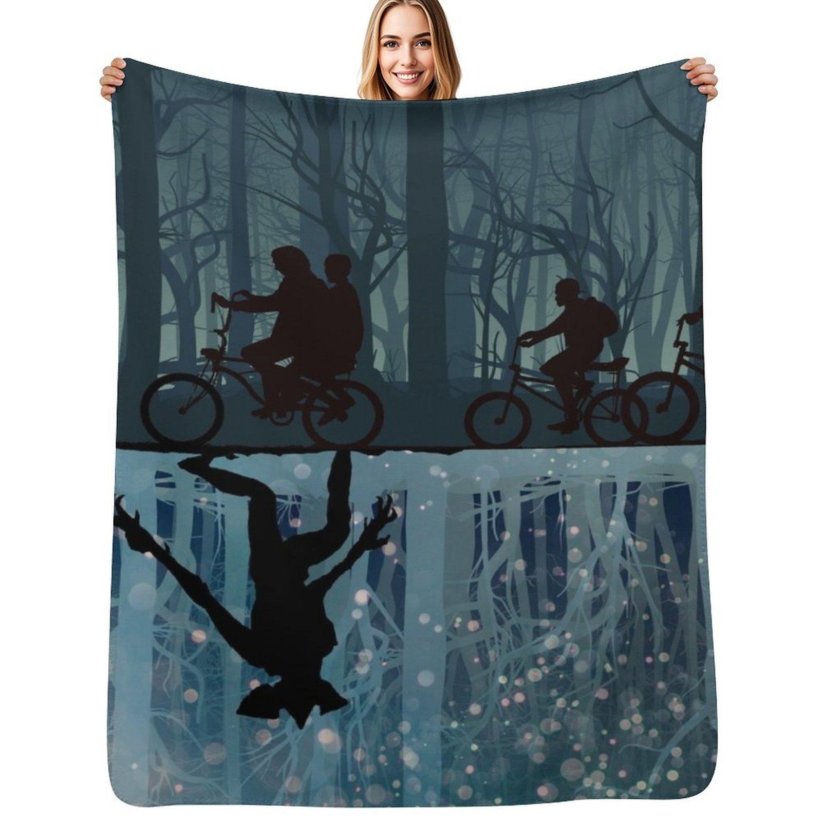 Stranger Throw Blanket Men s Soft Warm Throw Blanket for Couch Size: 75*100cm, Weight: 230 GSM