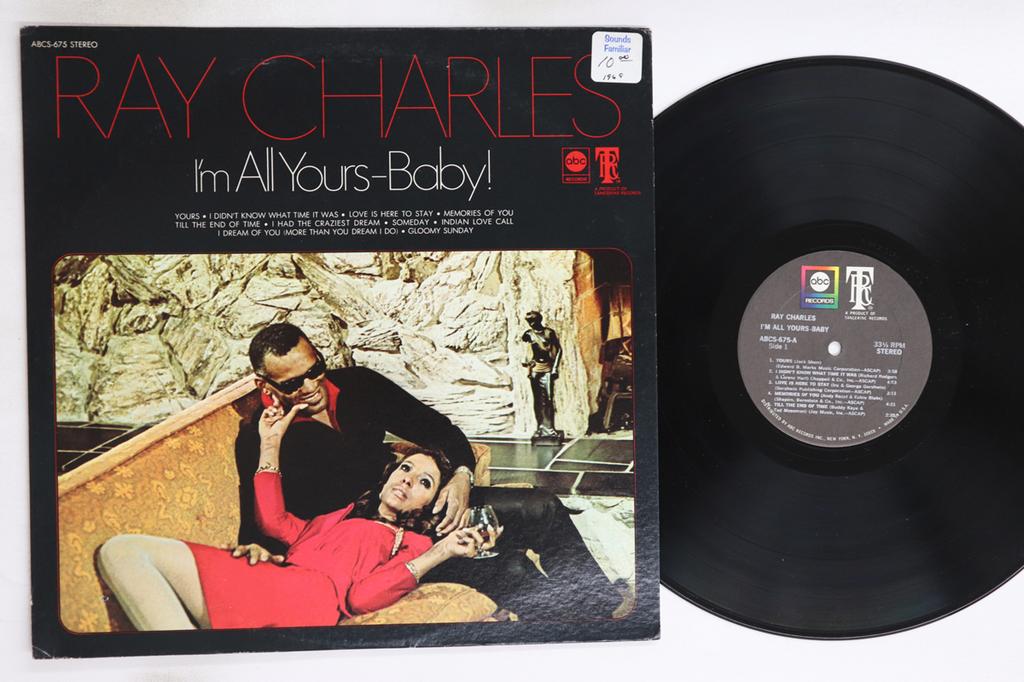 LP Record RAY CHARLES - I'm All Yours-baby! ABCS675 ABC 1969 US Soul/Funk Used