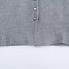  European and American Style, New Women's Fashion, Versatile, and Cross-border Export Spherical Button Knit Jacket