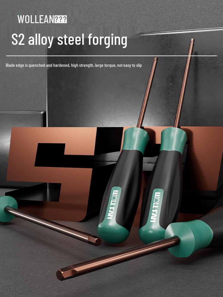 Hexagon Screwdriver Set: 6-Point Extended Handle (H2.5, H3, H6)