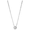 Una Collana Angelic Round 125° Anniversario Placcata Rodio Donna Argento 5567931