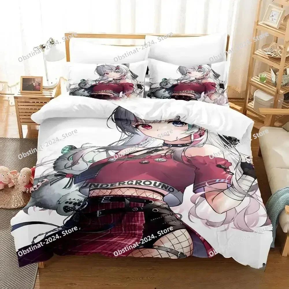 Kawaii Girl Ishigami Nozomi Anime Bedding Set Printed With Pillowcase Bed Duvet Cover Soft Single Double Queen Super King Size