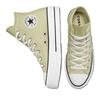 Converse Chuck Taylor All Star Lift Trend Lightweight Abrasion Resistant High Top Espadrilles Women's Green & White