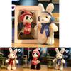 Cuter Rabbit And Panda Plush Toys With Ski Design For Kids And Gift Giving