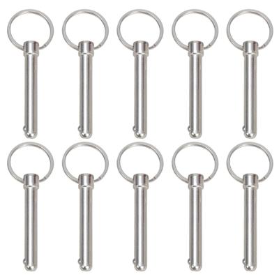 10er-Pack Karbonstahl Schnellspannstifte 8x60mm Mit Kugelkopfrastmechanismus für einfache Bedienung