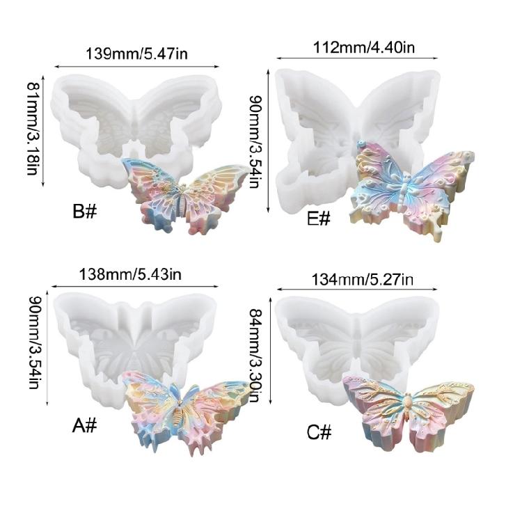 Butterfly Silicone Molds Butterfly Candle Mould Scented Candle Molds Baking Molds Castings Molds Craft Supplies