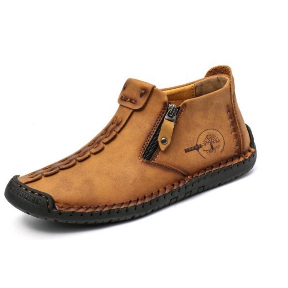 Handmade Leather Boots for Men Casual Outdoor Shoes Mens Handcrafted Boots Leather Shoes