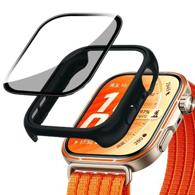 HD Glas+Hülle für Huawei Watch Fit 5/4/3 Gehärteter Bildschirmschutz-Protektor Harter PC-Stoßfänger für Huawei Fit 5/4 Pro Hüllen Zubehör