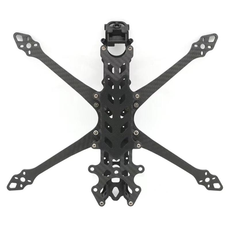 Lightweight 7inch Carbon Fiber Frame Set Quick Release Quadcopter Frame Kit 5.0mm Arm Thickness for FPV Racing UAV