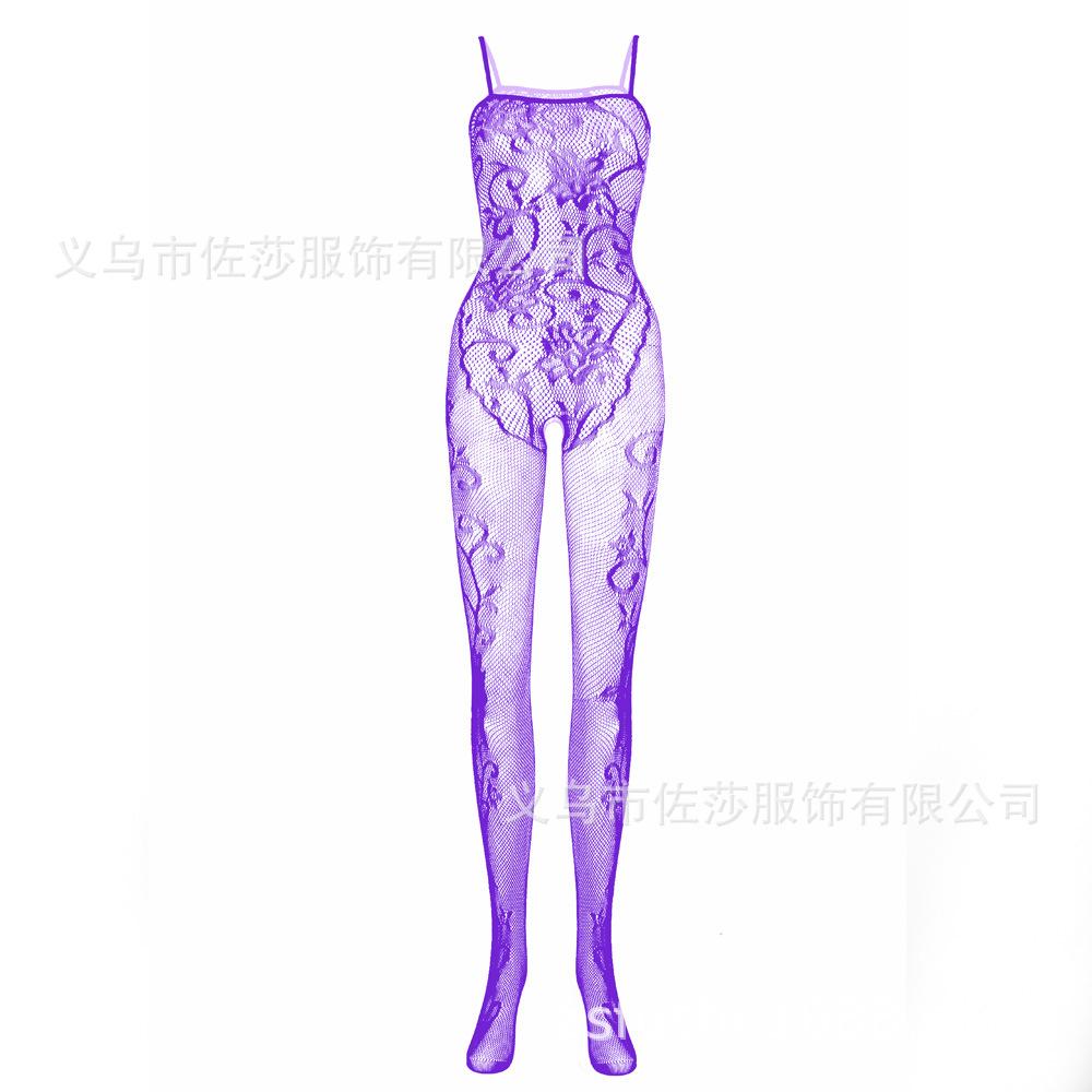 Sexy underwear sexy mesh onesie open-file hollow jacquard