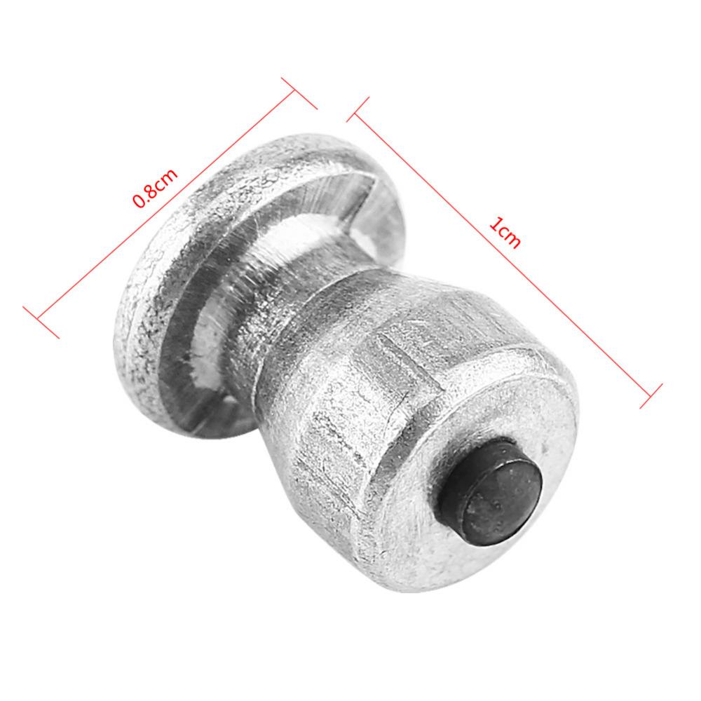 100Pcs Silver Tire Stud Screws Strong Durable Anti-Skid For Off Road Truck Atv