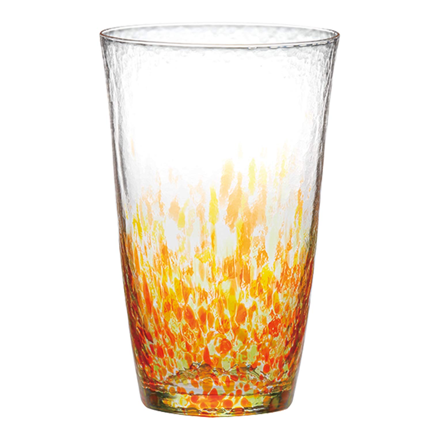 

Toyo Sasaki Glass Tumbler Water Color Sun Color Dishwasher Safe Made in Japan 420ml CN17714-D03