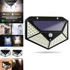 Bright And Efficient 100 Led Solar Lights Garden Wall Lamp With Motion Sensor For Outdoor Use