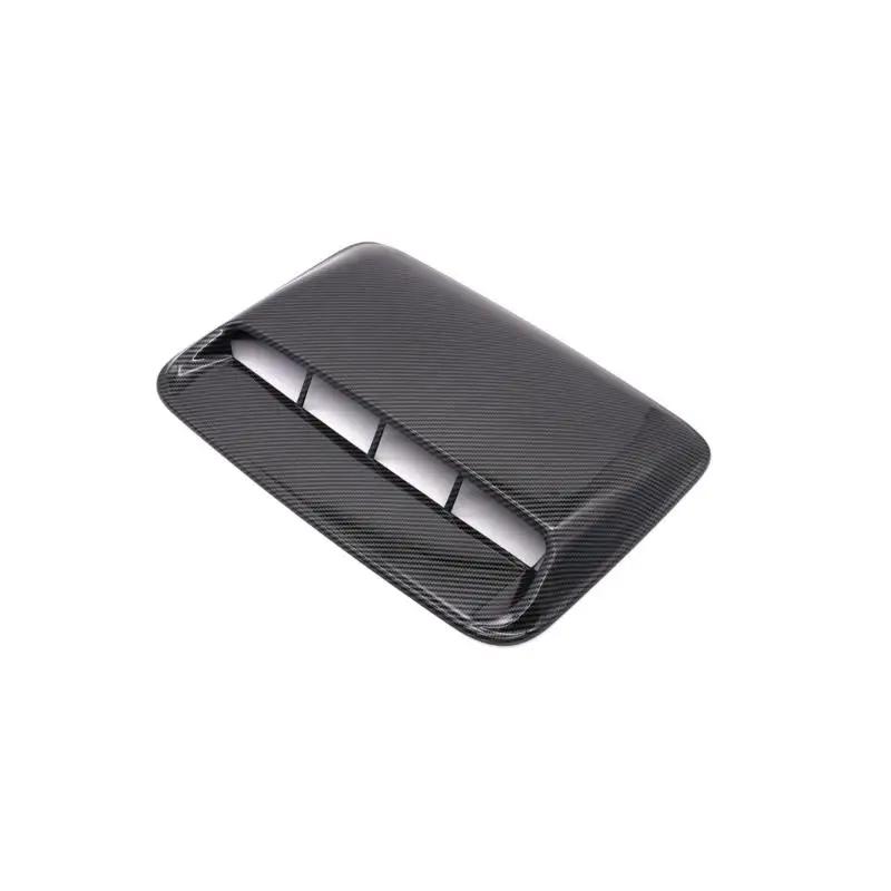 Universal Car Air Flow Intake Hood Scoop Vent Bonnet Decorative Covers Center Side Air Outlet Hood Auto Exterior Accessories