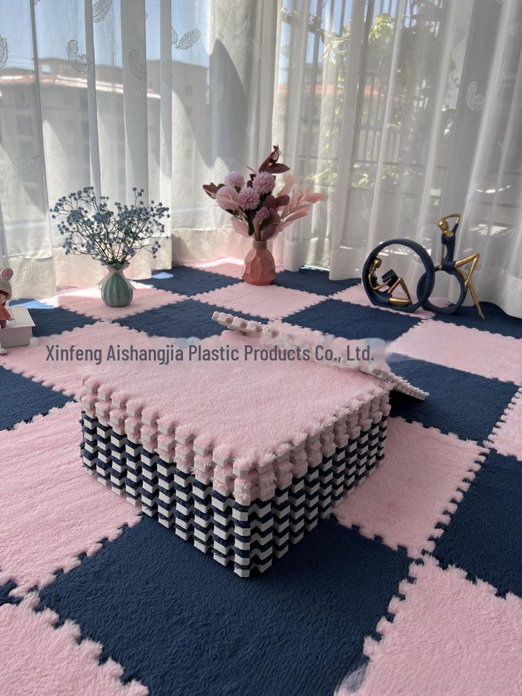 

Мягкий коврик из пенопласта у кровати: Индивидуально изготавливаемые, устойчивые к грязи татами для полноценной спальни 30*30*0.6CM with Edge Trim темно-синий