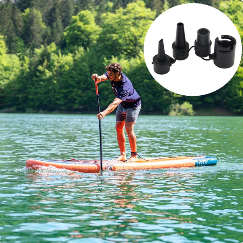 1Set Paddle Inflatable Boat Adapter Sup Pump Nozzles Air Kite Valve Adapter Standard Schrader Paddleboard Nozzle Pump Converter