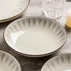 Zhishi 8-inch Square Ceramic Plates (4-Pack)