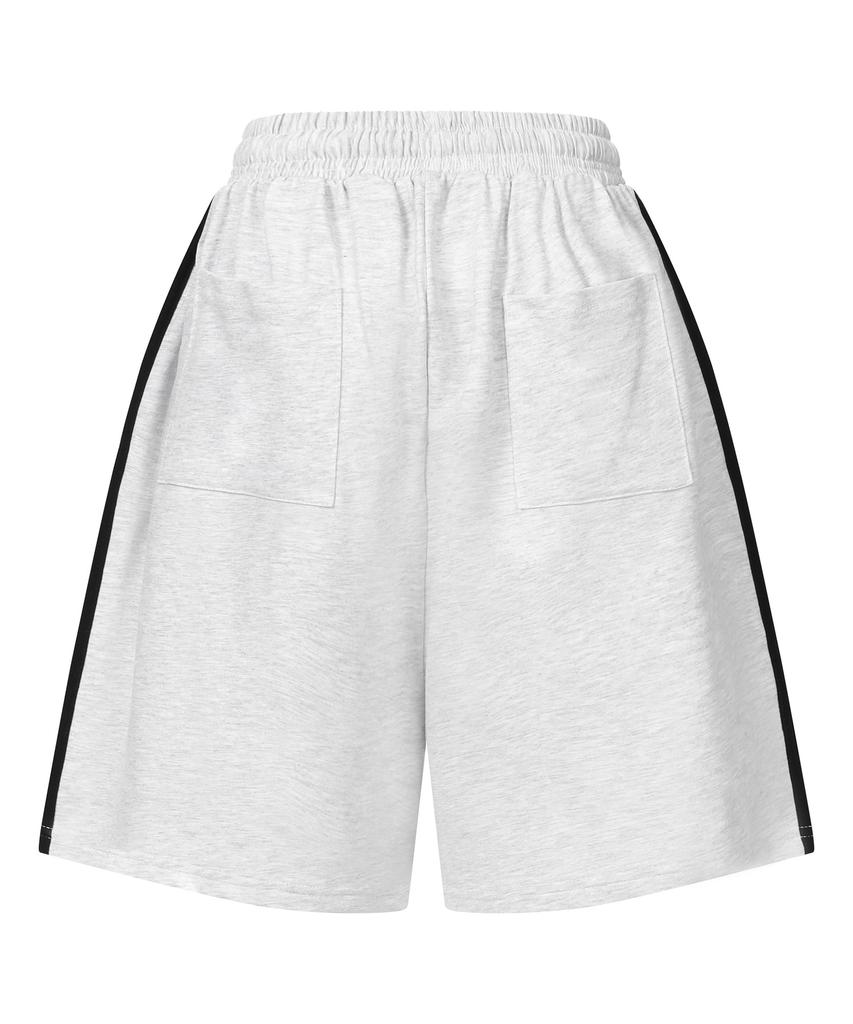 Koiliseu Ebro Side Track Line Sweat Half Pants (2 Colors)