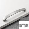 Modern Kitchen Drawer Cabinet Brushed Silver Furniture Hardware  Home Improvement