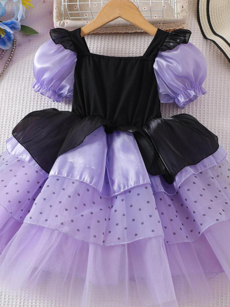 Girls' Purple Lolita Summer Princess Dress for Halloween