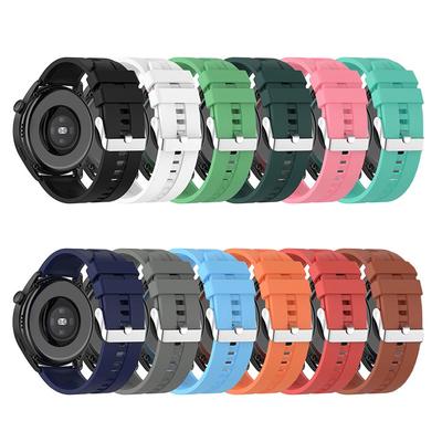 22mm Silicone Strap for Huawei Watch Buds GT4 GT3 GT2 46mm Smart Watch Band Replacement Watchband for Huawei Watch 4/4 Pro