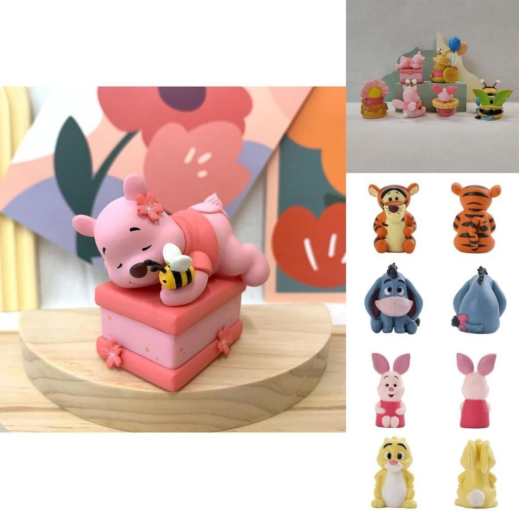 דמויות מיני חמודות מ-PVC של פו הדב וחבריו