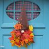 Leaf Thanksgiving Maple Fairy Hat Door Hanging Front Porch Wall Decoration Stove
