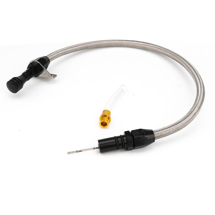 Flexible Stainless Steel Transmission Dipsticks - 530mm Oil Level Gauges for Chevrolet Vehicles