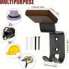 Motorcycle Helmet Holder Wall Mounted Bicycle Helmet Display Rack 180° Rotatable Motorcycle Car Parts Tool for Bag Coats Caps