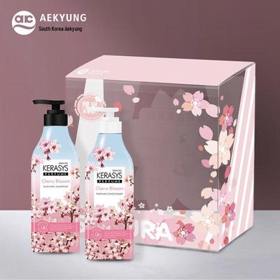 Ensemble Shampoing et Après-Shampoing KeraSys Fleur de Cerisier