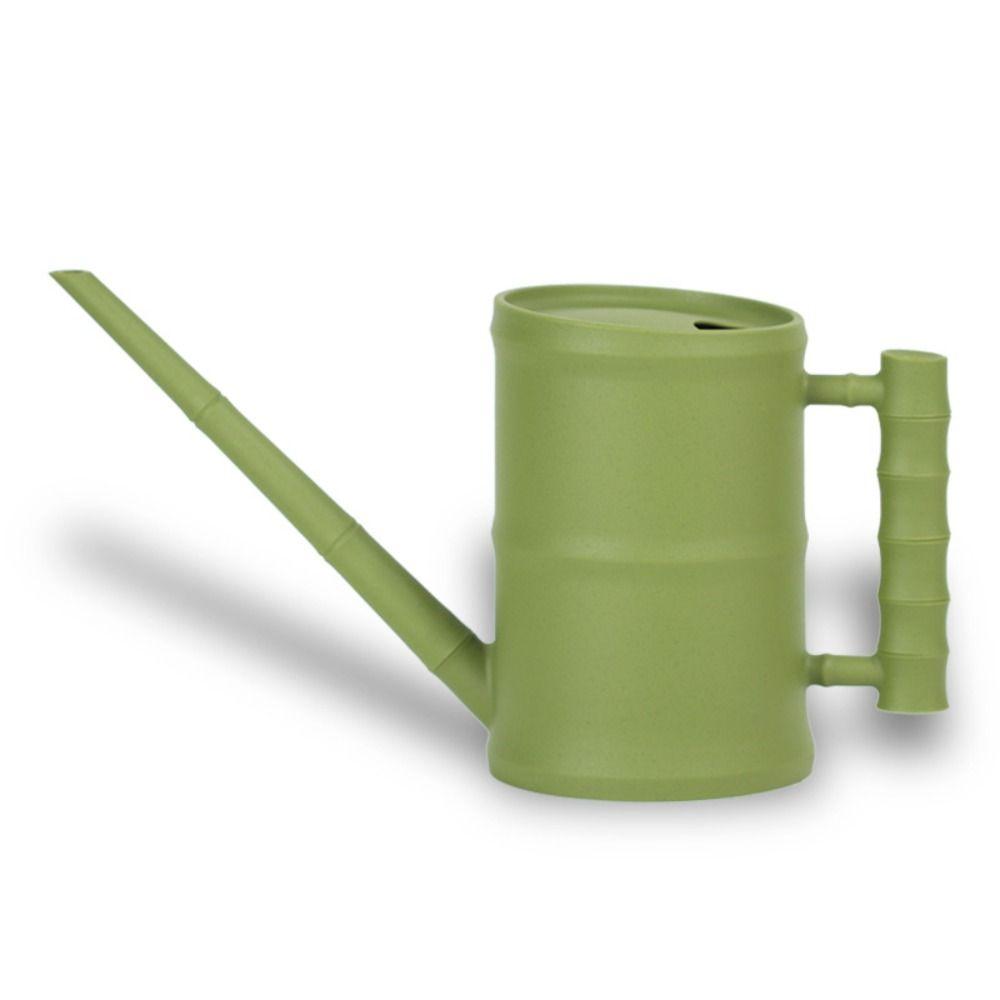 

Chinese Style Large Capacity Watering Can Bamboo Tube Long Spout Water Spray Can Horticultural Flower Water Pot зелёный