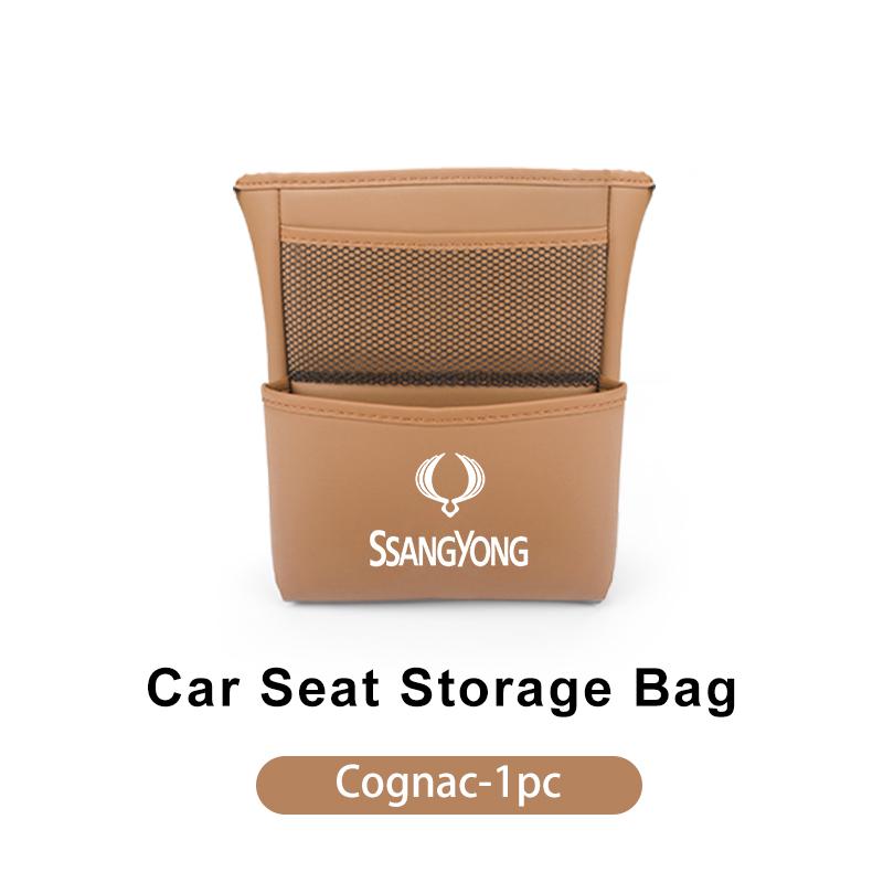 Car Seatback Organizer Tissue Holder Tools Storage Bag Interior For SsangYong Actyon Korando Rexton Kyron Rodius Tivoli Muss