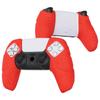 PlayVital PS5 Controller Ergonomic Soft Controller Silicone Grip Case with Thumbstick Compatible with PS5 Controller Charging Stand Edition Passion