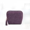 Tassel Zipper Travel Jewelry Case Flannel Jewelry Storage Pouch  for Rings, Bracelets, & Bangles