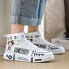 Parent Child Shoes One Piece Men Shoes Running Anime High Top Sneakers for Men Casual Shoes Walking Casual Shoes