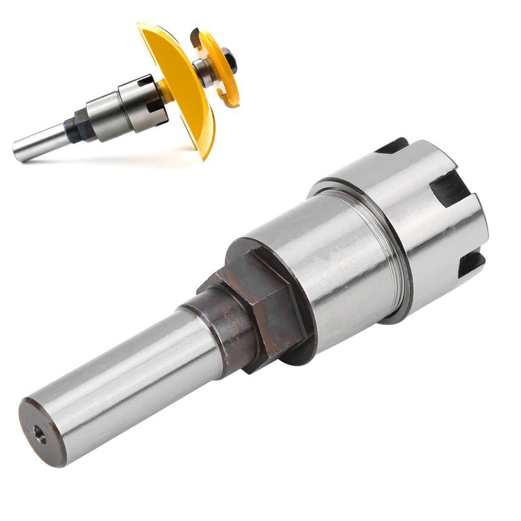 CNC Straight Shank Rod Collet Extension Rod 1/2in Shank Chuck Holders HSS for CNC Milling Cutter Lathe Tool Collet Chuck Holders