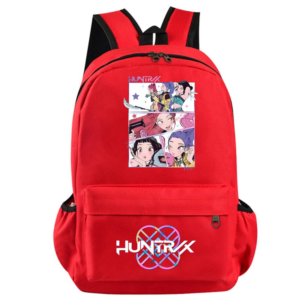 Anime Cartoon Kpop Demon Hunters Printed Backpack for Teenager Student Girl Boy Bookbag Schoolbag Women Large Capacity Travel Bag Kid Gift Rucksak